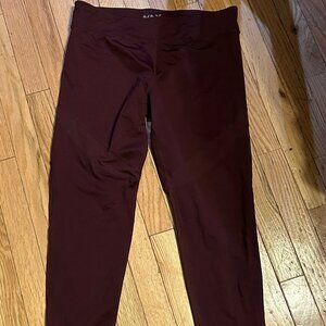 Marc New York Performance Leggings Womens‎ Size XL Burgandy/Purple